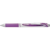 Pentel EnerGel BL77 Gel Ink Rollerball Pen/Click Pen - 0.35 mm, Pack of 1 violett