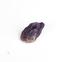 GEMHUB Protection Violet Amethyst Healing Crystal 48.00 Ct Natural Raw Chunk, Certified Rough Raw Rare Amethyst