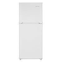 West Bend WB0100TMFBW Frost Free Apartment Size Refrigerator, 10.1 cu.ft, White