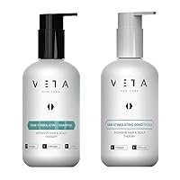 Extra Strength Hair Stimulating Shampoo & Conditioner For Fuller Tresses. Redensify with 40% More Hair. 1% Trichogen, 1% Follicusan. For Hair Loss. Prevent Further Thinning.