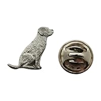Lab or Labrador Mini Pin ~ Antiqued Pewter ~ Miniature Lapel Pin - Antiqued Pewter