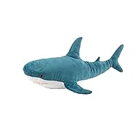 Plush Shark Toy Pillow, 31-inch Giant Shark Plush Animal Toy Super Soft and Cute Pillow Children’s Boys and Girls Room Decoration Bedtime Gift (80CM,Blue) (Blue)