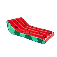 BigMouth Inc Giant Watermelon Lounging Pool Float, Inflatable Raft, Fun Summer Party Floatie