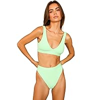Dippin' Daisy's Ultra Bikini Bottom with Adjustable Straps, Bathing Suit for Women with High-Cut Design