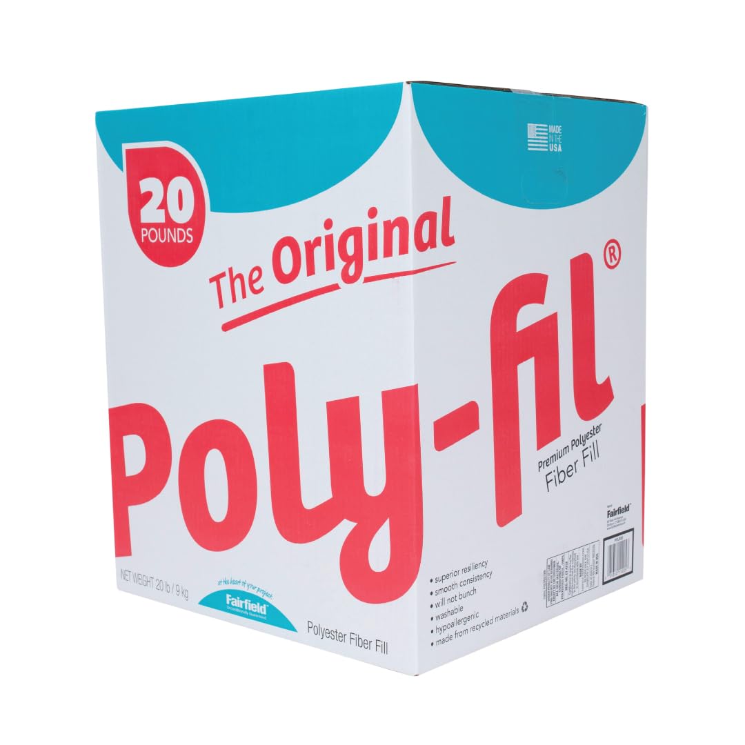 Fairfield The Original Poly-Fil Premium Box, 20 lb, White