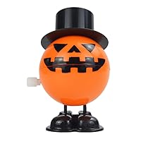 Wind up Toys for Kids Wind up Walking Toys Halloween Stocking Stuffer Halloween Party Toys Halloween Party Bag fillers Halloween Pumpkin Toys Pirate Toy Skull Child Clock