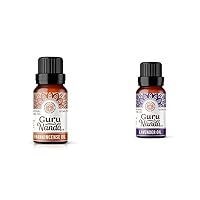 Frankincense (0.5 Fl oz) and Lavender (0.5 Fl oz) Essential Oils - 100% Pure & Natural Therapeutic Grade Diffuser Oils for Aromatherapy, Massages & Recipes