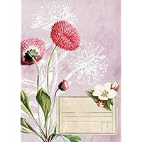 Taschenkalender 2020: Handlicher Terminplaner mit Vintage Blumenmotiven (German Edition)
