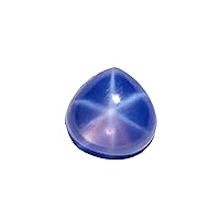 1.25 Ct Beautiful Pear Shape 6 Rays Blue Star Sapphire 1 Piece Gemstone
