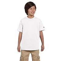 Champion Youth 6.1 oz. Tagless T-Shirt, White, XL