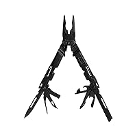 SOG PowerAccess Well-Rounded One-Handed Lightweight Daily Pocketable Stainless Steel Multi-Tool for Backcountry| 18 Tools, Black