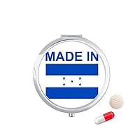 Made in Honduras Country Love Pill Case Pocket Medicine Storage Box Container Dispenser