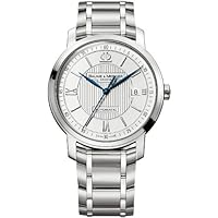 Baume & Mercier Men's A8837 Classima Silver Guilloche Dial Watch