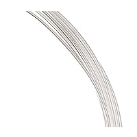 Adabele 40 Feet AuthenticSterling Silver Jewelry Wire Dead Soft (2 Rolls Total) Round Beading Wire (Wire 0.8mm/20 Gauge/0.031 Inch) for Jewelry Making Nickel Free Hypoallergenic SS283-0.8