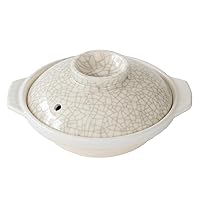 Ginpo Pottery 11061 Earthenware Pouring Pot No. 6, For One Person Approx. 20.1 fl oz (600 ml), Compatible with Direct Fire, Banko Ware, Made in Japan