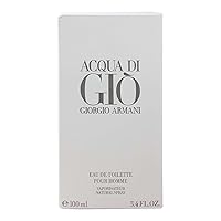 Acqua Di Gio for Men Eau De Toilette Spray 3.4 Ounce