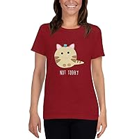 Not Today Funny Shirt Cute Womens Funny Shirt S-XXXL Multiple Colors Cat T-Shirt