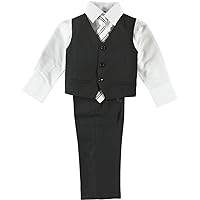 Boys' Classic Style Modern Fit Formal Dresswear 5-Piece Suit Set