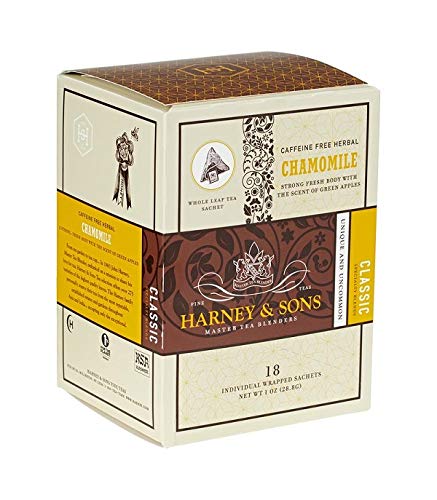 Harney and Sons Chamomile Tea, 18 Count (Pack of 6)