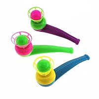 Pipe Blowing Ball, Montessori Toy, Children's Toy, Blow Ball Toy, Blowing Game, Pipe Blowing Ball Toy, 1 Piece, 3 Pieces, 5 Pieces, Ball Blowing Toy, Float Blow Ball, Blow Pipe, Stress Relief,