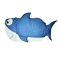 Ice Cream Fairy] Baby Multi Sleeping Bag Cofortable Warm Care Baby Care Mat Stroller Liner 100% Cotton Shark Shape Navy