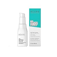 Acure The Essentials 100% Plant Squalane Oil - Hydrating, Moisturizer Ultra-Light Glow Liquid Serum for Skin & Hair - 100% Vegan - Lightweight & Unscented - Multi-Purpose Care Regimen Oil - 1 Fl Oz
