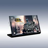 Acrylic Display Plaque for Lego The Batman -BATCYCLE 42155(Lego Set is not Included)