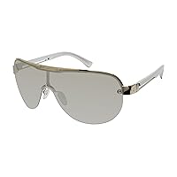 Rocawear R1555 Metal Shield Uv400 Protective Aviator Pilot Sunglasses. Gifts for Men with Flair, 142 Mm