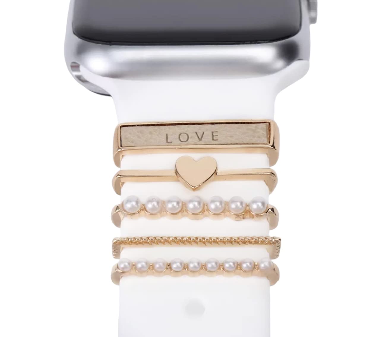 BLINGPIRE Smart Watch Band Gold Charms