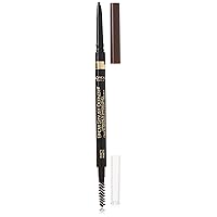 Makeup Brow Stylist Definer Waterproof Eyebrow Pencil, Ultra-Fine Mechanical Pencil, Draws Tiny Brow Hairs and Fills in Sparse Areas and Gaps, Brunette, 0.003 Ounce (1 Count)