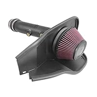 K&N Cold Air Intake Kit: Increase Acceleration & Engine Growl, Guaranteed to Increase Horsepower up to 8HP: Compatible with 1.5L, L4, 2014-2020 Ford Fusion, 63-2588