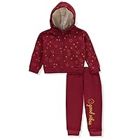 Girls' 2-Piece Sherpa Joggers Set Outfit