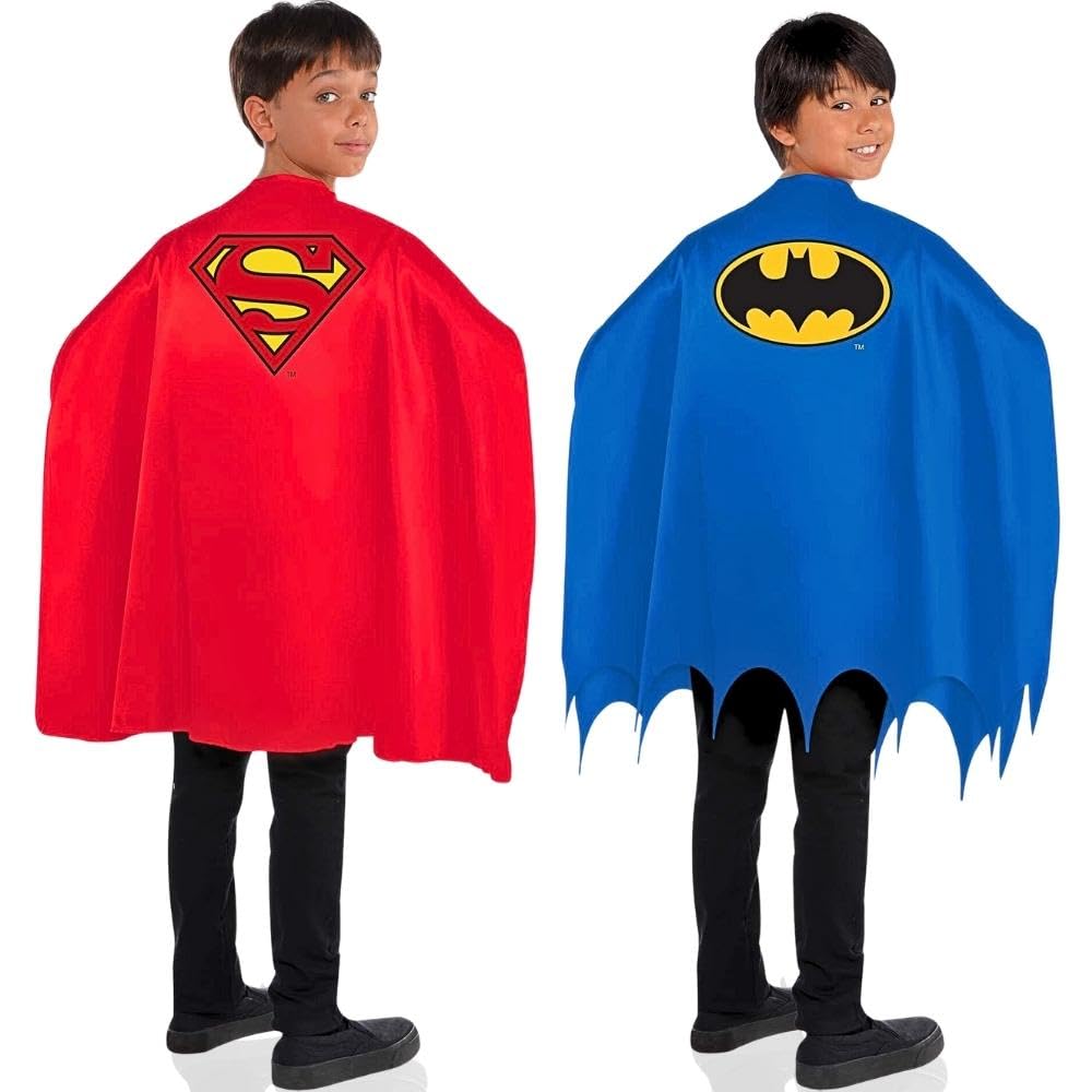 Kids Superman and Batman Capes- 2 pcs.