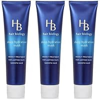 Hair Biology Deep Hydration Mask with Biotin, Paraben and Dye Free 5.0 FL Oz - Pack of 3