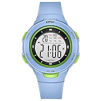 Women's Outdoor Sport Watches Easy to Read LED Alarm Chronograph Multifunction Waterproof Digital Watch