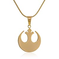 Star Wars Gold Plated Rebel Alliance Pendant Necklace