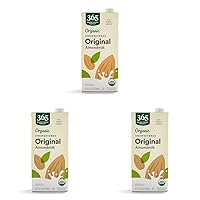 365 by Whole Foods Market, Organic Unsweetened Almond Milk, 32 Fl Oz (Pack of 3)