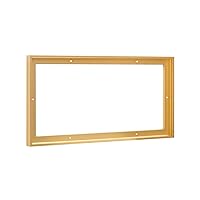Floater Frame 11x14 for 3/4 (0.75) inch Deep Canvas Paintings/Canvas Prints/Wood Canvas Panels/Wall Art/Wall Decor/Home Decor/Artwork (Brass Gold, 11 x 14 inch, Landscape)