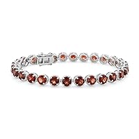 Sterling Silver 925 Round 5.00mm Tennis Bracelet | Sterling Silver 925 With Rhodium Plated | 7.50 Inches | Bracelet For Woman and Girls | It is Always Nice to Have a Bracelet for Any Occasion