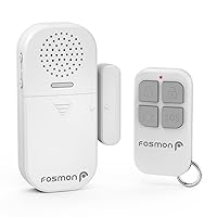 Fosmon Wireless Door Alarms for Home Security with Remote, 130dB Door and Window Alarms Sensors, (Battery-Powered), Kids Safety, Dementia Patients, Pool Door Alarm (1-Pack)