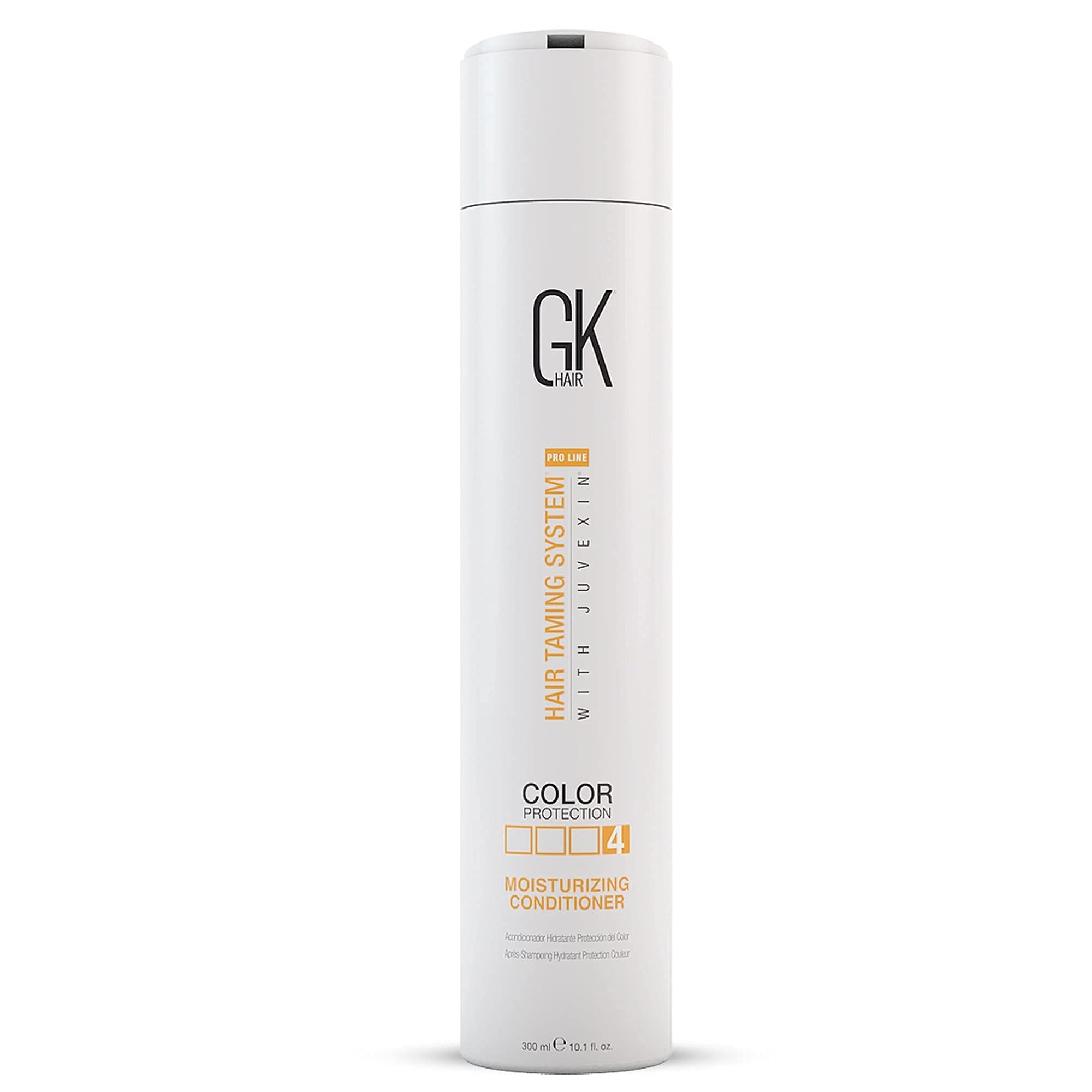 GK HAIR Global Keratin Anti Dandruff Shampoo 250ml-Global Keratin Moisturizing Conditioner for Color Treated Dry Damage Curly Frizzy Thinning 300ml
