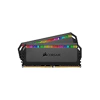 CORSAIR Dominator Platinum RGB 16GB (2x8GB) DDR4 4000 (PC4-32000) C19 1.35V - Black