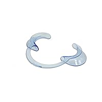 Clear Blue C-Shape Dental Cheek Retractor Mouth Opener for Teeth Whitening, Gum Cleaning Or Any Dental Treatment, Get a Widely View For Orthodontic Treatment Easily (1 Pack)