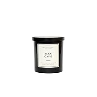 Masculine Aromas 9oz | 50 Hours | Soy Wax | Scented Mens Candles with Natural Essential Oils | Vegan (Man Cave)
