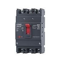 YCM8-160S 3P AC400V 25/18kA MCCB Fixed Moulded Case Circuit Breaker Power Distribution Protection (Color : 3P, Size : 80A)