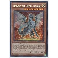 Timaeus The United Dragon - MP23-EN003 - Prismatic Secret Rare - 1st Edition