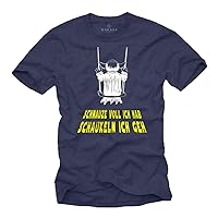 Funny T-Shirt for Men - German Slogan - I'm Sick of it - Rocking i go