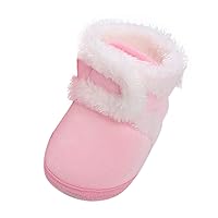 Baby Toddler Shoes Fleece Warm Booties Shoes Fashion Printing Non Slip Breathable Nude Boots Baby Shoes in Marry