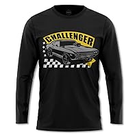 Men's 1971 Challenger American Muscle Car Long Sleeve Shirt