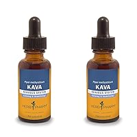 Herb Pharm Kava Root Liquid Extract to Reduce Stress and Promote Relaxation - 1 Ounce (Pack of 2)
